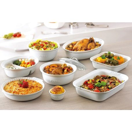 Vas ceramica termo 34x23cm oval Pyrex