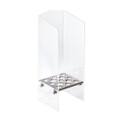   Suport cornete inghetata cu plexiglas transparent 13 orificii