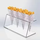 Suport plexiglas Stockel 4 cornete inghetata