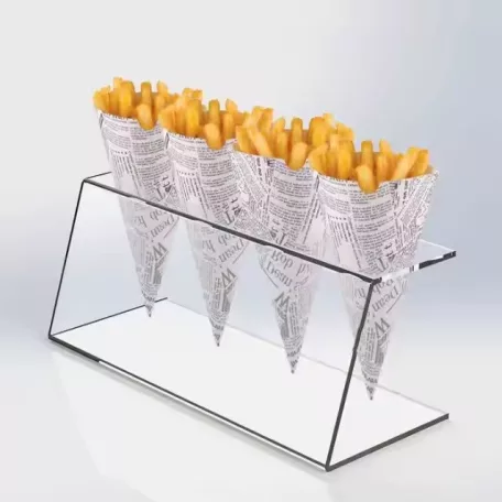 Suport plexiglas Stockel 4 cornete inghetata