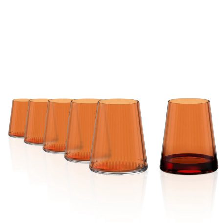 Pahar Tumbler 380ml Stolzle Symphony Orange