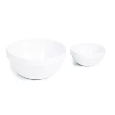 Bol melamina 23cm alb 2500ml