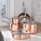 Tava gratinare Cupru Inox 35x25cm