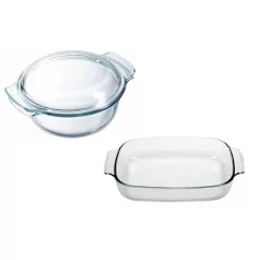 Set 3 pcs vase yena Pyrex