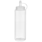 Set 6 flacon dozator flexibil 260ml Transparent