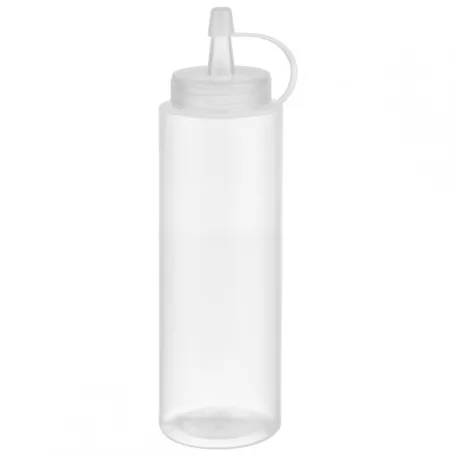 Set 6 flacon dozator flexibil 260ml Transparent