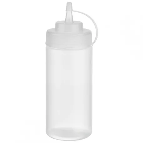Set 6 flacon dozator flexibil 490ml Transparent