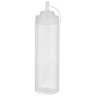 Set 6 flacon dozator flexibil 760ml Transparent