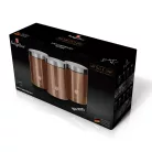 Set 3 recipiente depozitare inox Rose Gold