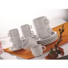 Ceasca cafea sau ceai 250ml si farfurie Dunya
