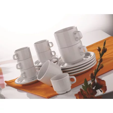 Ceasca cafea sau ceai 250ml si farfurie Dunya