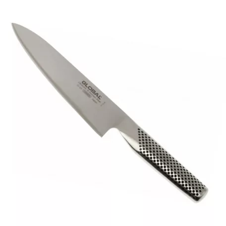 Cutitul bucatarului lama Granton 20cm Global
