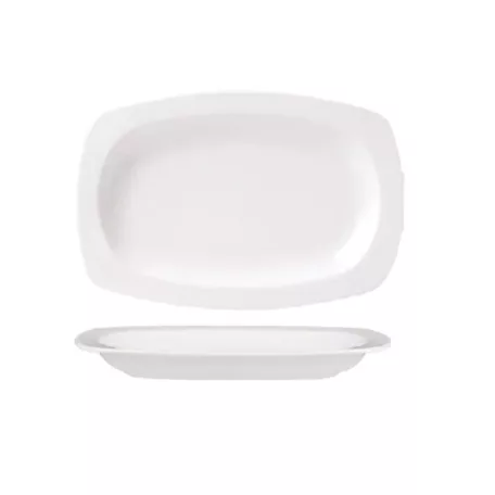 Platou adanc oval 25x17cm portelan Gural