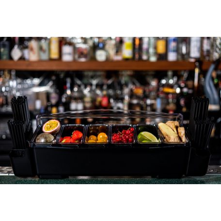 Organizator condimente cu 6 compartimente