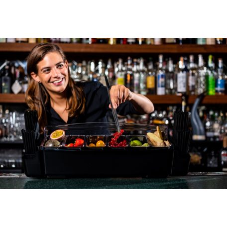 Organizator condimente cu 6 compartimente