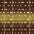 Perdea lumini 21 ghirlande 210 LED alb cald