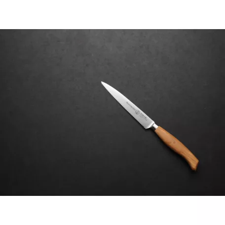 Cutit zimtat rosii 13cm Messermeister Oliva Luxe