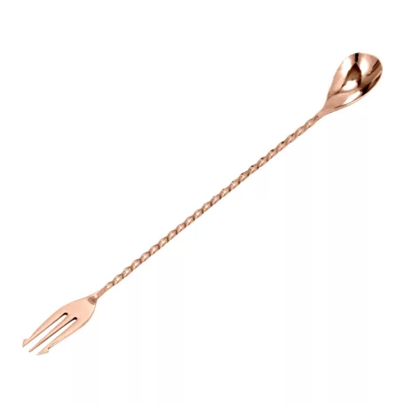 Lingura bar 30cm Trident cupru