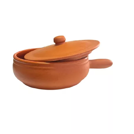 Vas ceramica termo 1 maner teracota mat 16cm