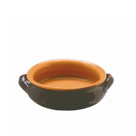 Vas ceramica termo 2 manere maro 14cm