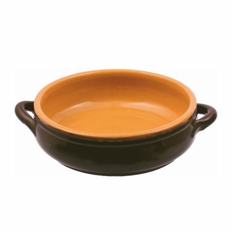 Vas ceramica termo 2 manere maro 16cm