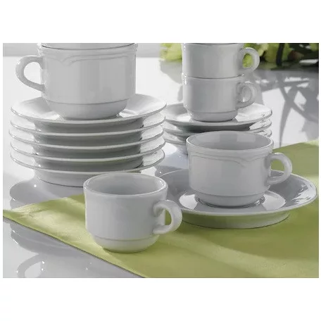 Ceasca cafea sau ceai 250ml si farfurie Roma