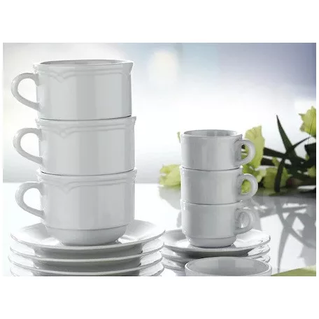Ceasca cafea sau ceai 250ml si farfurie Roma