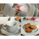 Ceasca cafea sau ceai 250ml si farfurie Roma