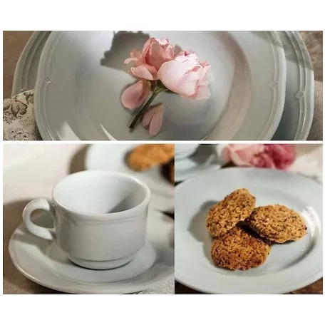 Ceasca cafea sau ceai 250ml si farfurie Roma