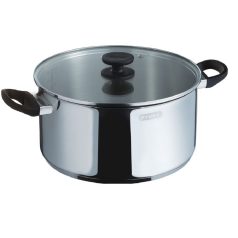 Oala inox cu capac 10L Pyrex