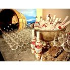 Frapiera Vintage 47cm aluminiu cu picior