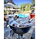 Frapiera Vintage 47cm aluminiu cu picior