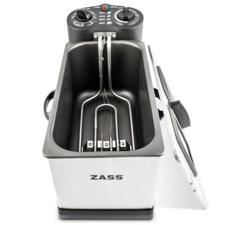 Friteuza cu temporizator 3l inox 2000W