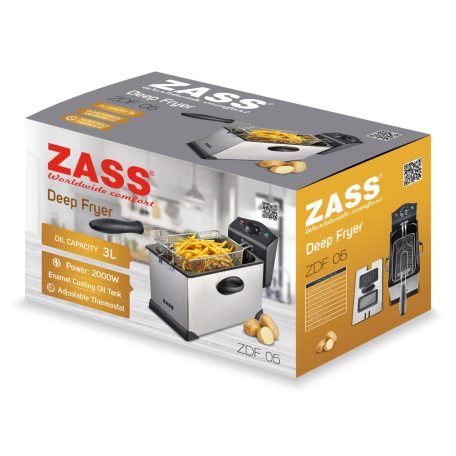 Friteuza 3l inox 2000W