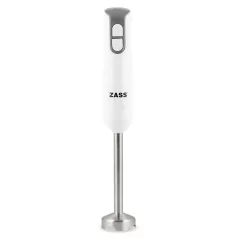 Blender de mana alb cu accesorii 600W