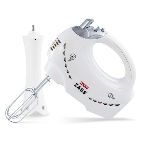 Mixer de mana cu tocator alb 200W