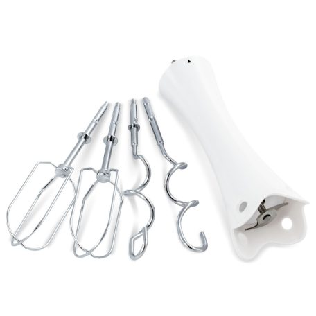 Mixer de mana cu tocator alb 200W