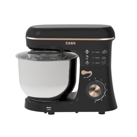 Mixer de masa cu bol inox Rose Gold 1400W