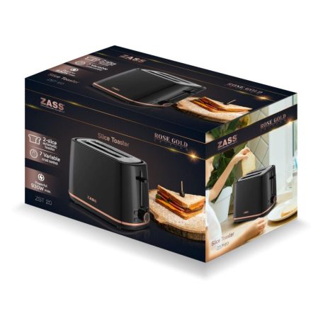 Prajitor de paine 2 fante Rose Gold 930W